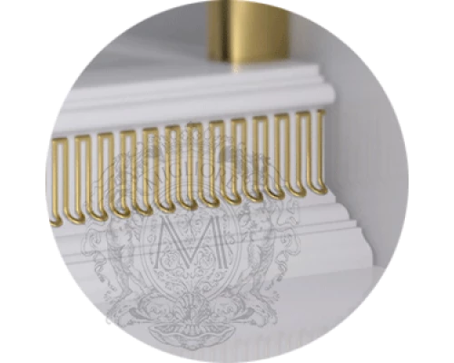 Поддон душевой Migliore Diadema 105х105 см 24586, белый/хром, керамика