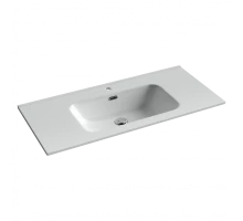 Раковина Ceramica Nova Element CN7003 101 x 46.5 x 12.5 см, накладная, прямоугольная, с переливом