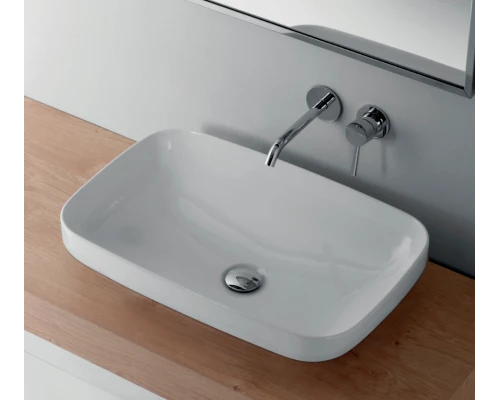 Раковина встраиваемая/накладная Kerasan Tribeca 60 х 38 см, цвет белый, 514301