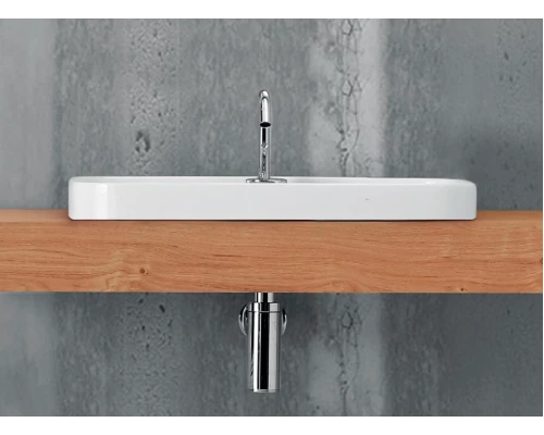 Раковина встраиваемая/накладная Kerasan Tribeca 60 х 43 см, цвет белый, 514201*1