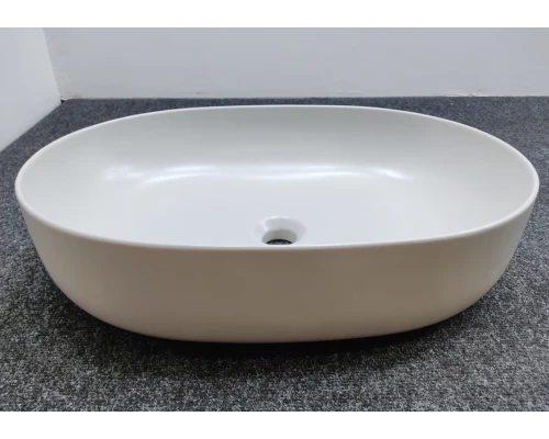 Раковина накладная Kerasan Nolita 60 х 40 см, цвет grigio matt светло-серый матовый, 534359