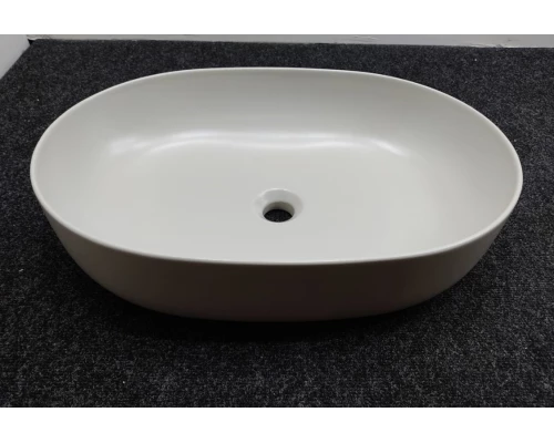 Раковина накладная Kerasan Nolita 60 х 40 см, цвет grigio matt светло-серый матовый, 534359