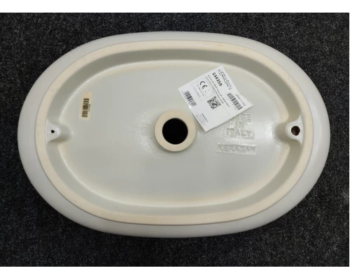 Раковина накладная Kerasan Nolita 60 х 40 см, цвет grigio matt светло-серый матовый, 534359