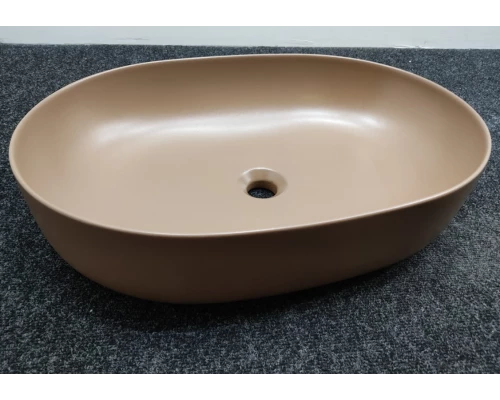 Раковина накладная Kerasan Nolita 60 х 40 см, цвет Bruno matt коричневый матовый, 534388