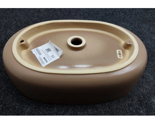 Раковина накладная Kerasan Nolita 60 х 40 см, цвет Bruno matt коричневый матовый, 534388