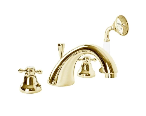 Смеситель Cezares GOLF-BVD-03/24 для ванны, золото