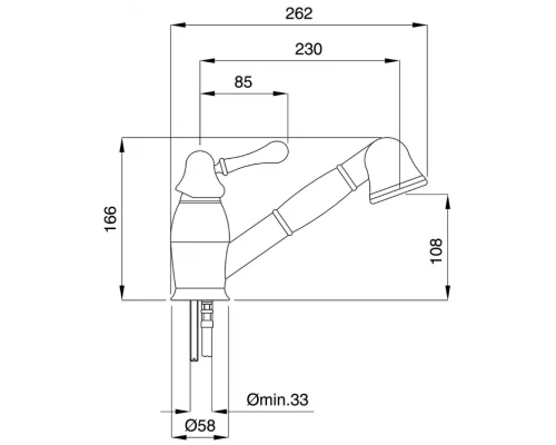 Смеситель Migliore Maya BN.CUC-8995.СR для кухни - хром
