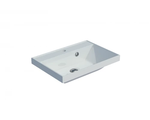 Раковина для ванной полувстраиваемая Uperwood Classic (50 см, прямоугольная)