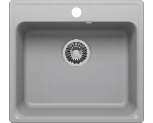 Кухонная мойка из искусственного камня Uperwood UPD-104 (прямоугольная, цвет дым)