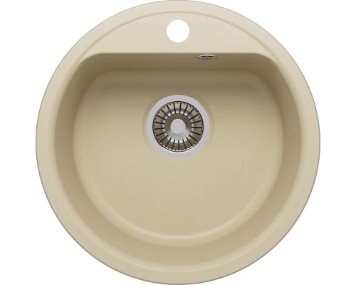 Кухонная мойка из искусственного камня Uperwood UPD-101 (круглая, цвет лён)