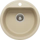 Кухонная мойка из искусственного камня Uperwood UPD-101 (круглая, цвет лён)