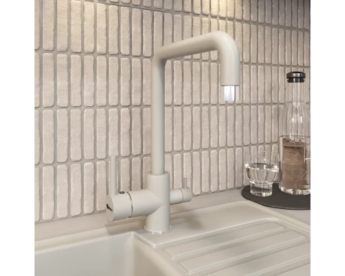 Смеситель для кухни Uperwood UPD-004 (02, с каналом для фильтрованной воды, хром/туман)