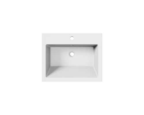 Раковина для ванной полувстраиваемая Uperwood Megan 60 см, белая матовая