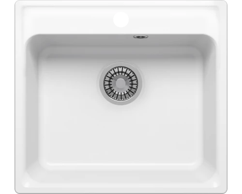 Кухонная мойка из искусственного камня Uperwood UPD-104 (прямоугольная, цвет туман)