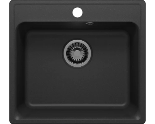 Кухонная мойка из искусственного камня Uperwood UPD-104 (прямоугольная, цвет уголь)