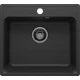Кухонная мойка из искусственного камня Uperwood UPD-104 (прямоугольная, цвет уголь)