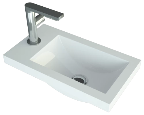 Раковина для ванной полувстраиваемая Uperwood Vizo (40 см, прямоугольная)