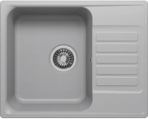 Кухонная мойка из искусственного камня Uperwood UPD-202 (прямоугольная, цвет дым)
