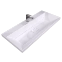 Раковина для ванной Uperwood Classic New (100 см, с декоративной крышкой для слива)