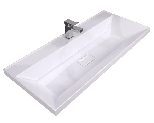 Раковина для ванной Uperwood Classic New (100 см, с декоративной крышкой для слива)