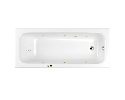 Ванна WHITECROSS Vibe 170x70 "LINE NANO" (золото)