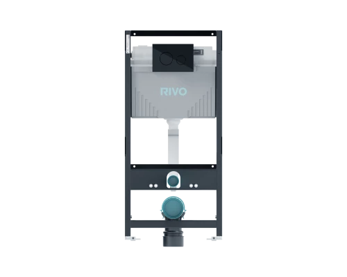 Инсталляция RIVO Set A для унитаза + Клавиша RIVO Touch Neo (черный)