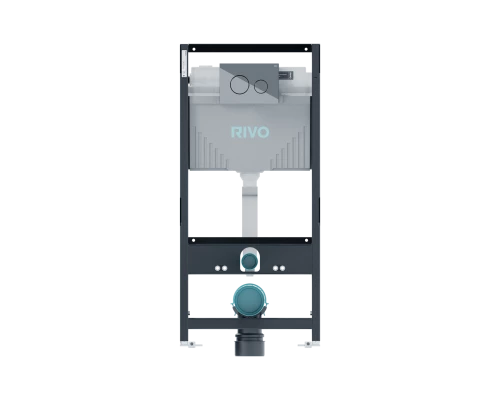 Инсталляция RIVO Set A для унитаза + Клавиша RIVO Touch Neo (хром)