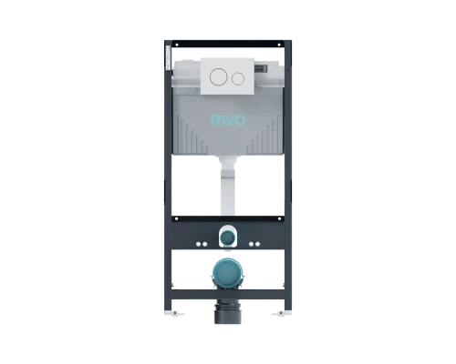 Инсталляция RIVO Set A для унитаза + Клавиша RIVO Touch Neo (белый)