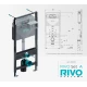 Инсталляция RIVO Set А для унитаза