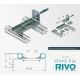 Крепление двойное укороченное RIVO Fix