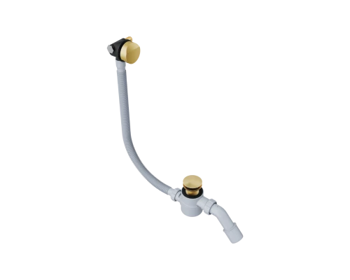 Слив-перелив с наполнением EXCELLENT Hover 60/80/100 см (матовое золото)