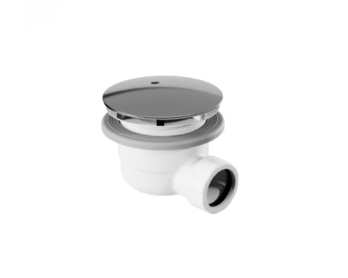 Сифон для поддона EXCELLENT Vert с крышкой (хром)