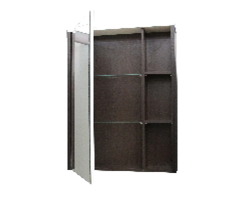 Зеркало-шкаф навесной MIXLINE Боско-65 белый/венге (522472)