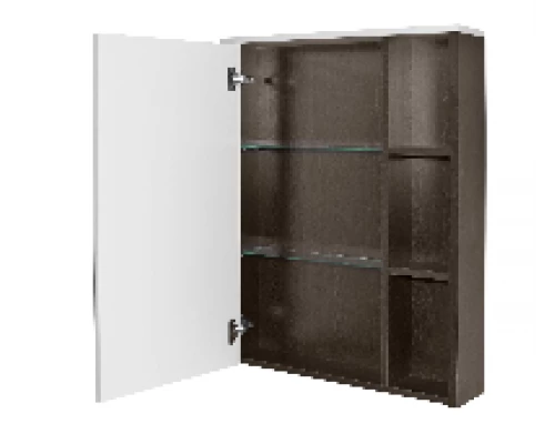 Зеркало-шкаф навесной MIXLINE Боско-65 белый/венге (522472)