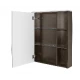 Зеркало-шкаф навесной MIXLINE Боско-65 белый/венге (522472)