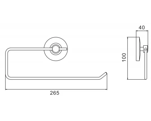 Держатель Savol для бумажных полотенец (S-L07152)