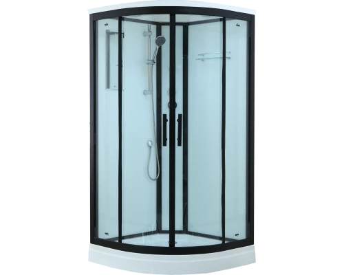 Душевая кабина Timo Standart Black 90*90*220  (T-6609B)