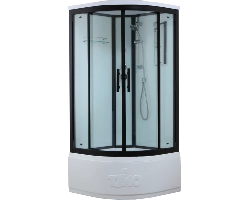 Душевая кабина Timo Standart Black 90*90*220  (T-6690B)