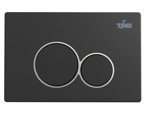 Кнопка смыва TIMO KULO 250x165 matt black (FP-001MB)
