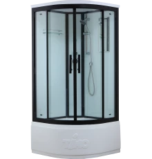 Душевая кабина Timo Standart Black 100*100*220  (T-6600B)
