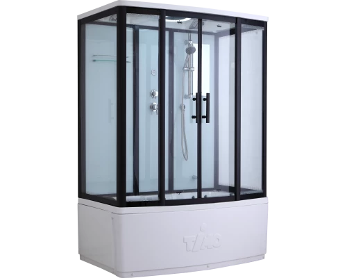Душевая кабина Timo Standart Black 150*88*220  (T-6650B)