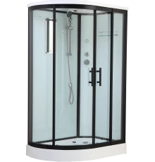 Душевая кабина Timo Standart Black 120*85*220  (T-6602BR)