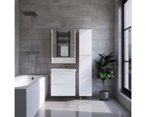 Тумба VIANT "Мальта" COMO 60 2 ящика подвесная белая 430х560х560    (VMAL60COBEL-T2YP)