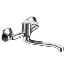 Смеситель VODA "Wave" для кухни, настенный (WA02)