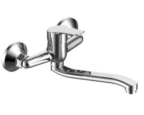 Смеситель VODA "Wave" для кухни, настенный (WA02)