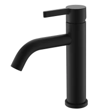 Смеситель VODA "Vessel Black" для раковины, черный (VSL26MB)