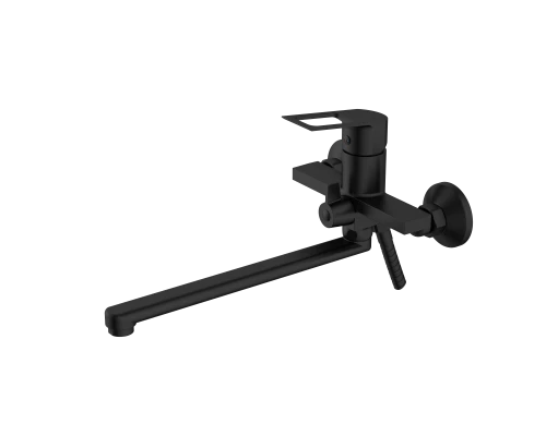 Смеситель для ванны VODA "Surf Black" с аксессуарами (SF31B)