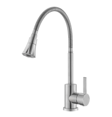 Смеситель для кухни VODA с гибким изливом (KF 36)