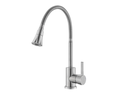 Смеситель для кухни VODA с гибким изливом (KF 36)
