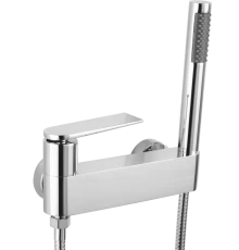 Смеситель для ванны и душа с лейкой и шлангом GZ07052 цвет хром от бренда Ganzer